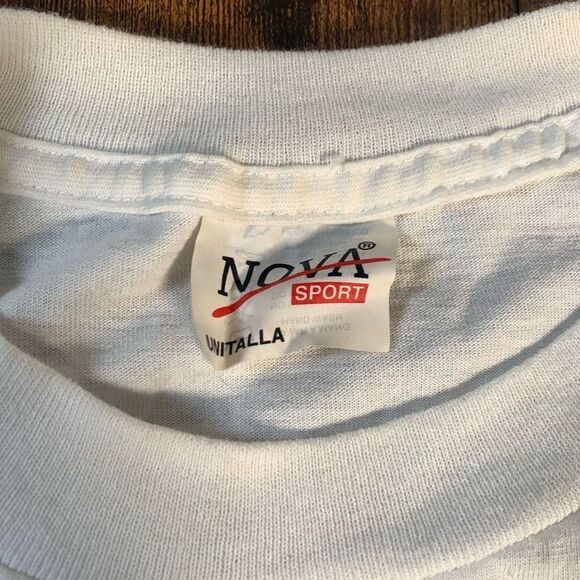 vintage 90s 1997 pamplonada San Miguel  Tee White color XL READ‎ - Picture 3 of 9